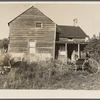 Abandoned farmhouse on submarginal land. Albany County, New York