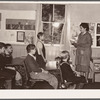 Interior of schoolhouse on land use project. Albany County, New York