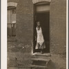 Negro woman in slum area. Washington, D.C