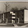 Greenbelt, Maryland. A model community planned by the Suburban Resettlement Division of the United States Resettlement Administration. Apartment house