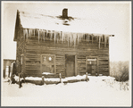 House on submarginal farm of George Deacon. Oswego County, New York