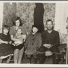 Ralph Wallace and family. Oswego County, New York