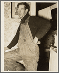 Dalton (vicinity), Allegany County, New York. Fred Ess, a farmer on submarginal land