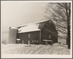 Barn on William Wallace's new farm. Near Pulaski, Oswego County, New York