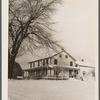 Barn and house on William Wallace's new farm, Oswego County, New York. Near Pulaski, New York