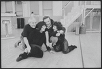 John Kander, Liza Minnelli, Fred Ebb and Chita Rivera during rehearsal for the stage production The Rink