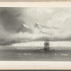 Glacier a aiguilles et mouillage de la Recherche a Bell Sound Spitzberg