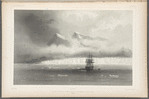 Glacier a aiguilles et mouillage de la Recherche a Bell Sound Spitzberg