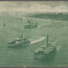 New York Harbor from Brooklyn Bridge