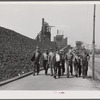 Change of shift at the steel plant. Aliquippa, Pennsylvania