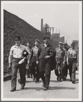 Change of shift at the steel plant. Aliquippa, Pennsylvania