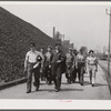 Change of shift at the steel plant. Aliquippa, Pennsylvania