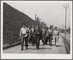 Change of shift at the steel plant. Aliquippa, Pennsylvania