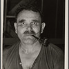 Steel worker in Pittsburgh steel mill. Pittsburgh, Pennsylvania
