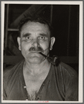 Steel worker in Pittsburgh steel mill. Pittsburgh, Pennsylvania