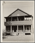 Many migrants potato pickers board at houses in town. Freehold, New Jersey