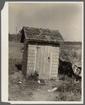 Privy behind farm laborer's shack. "Eighty Acres," Glassboro, New Jersey