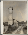 Silo shed in which fourteen migrant potato pickers are housed. Monmouth County, New Jersey