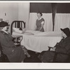 Relatives visiting a maternity case. Herrin Hospital (private). Herrin, Illinois