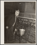 Miner getting a drink of water at local meeting of UMWA (United Mine Workers of America). Herrin, Illinois