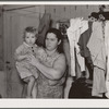 Mrs. Sampson with one of her ten children. Jefferson County, New York