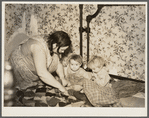 Mrs. Sampson with her children. Jefferson County, New York