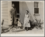 Member of cooperative, with wife and daughter. Wabash Farms, Indiana