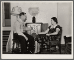 Morris Pingry and wife in their new home home at Decatur Homesteads, Indiana