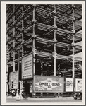 Uncompleted hotel on main street, started in 1929, never finished because of depression. Vincennes, Indiana