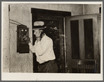 Old type telephone in Martin County, Indiana, home