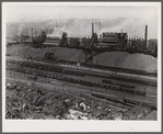 Steel plant on the Ohio River. Aliquippa, Pennsylvania