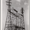 One of the substations supplying the enormous quantities of electric power needed in steel production. Clairton, Pennsylvania