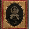 Portrait of Elderly Woman in White Bonnet