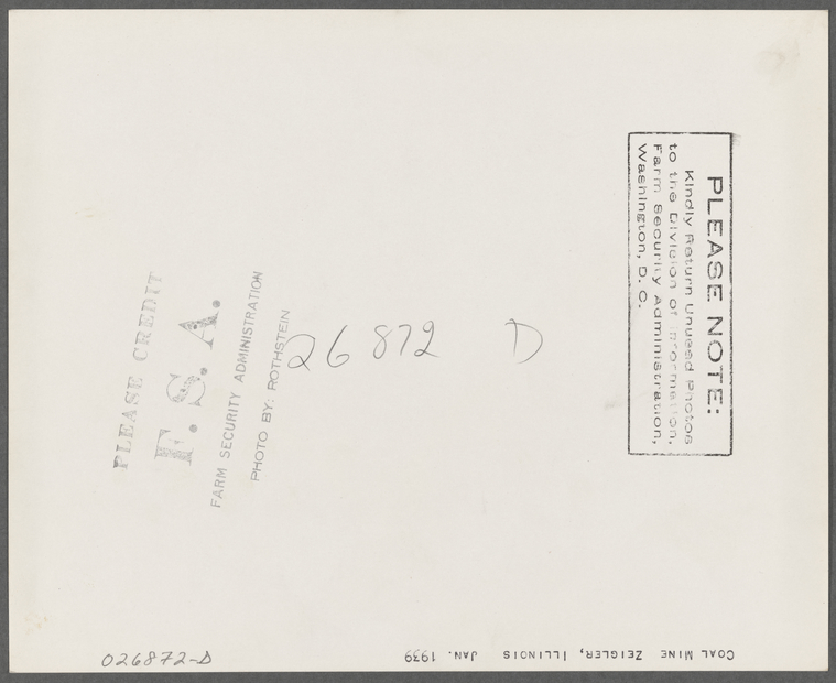 Zeigler number one coal mine. Zeigler, Illinois NYPL Digital Collections