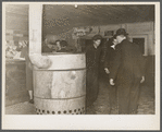 Miners and farmers in Oke-Doke dance hall. Williamson County, Illinois