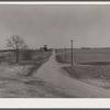 Rural road near Fargo, North Dakota