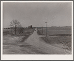 Rural road near Fargo, North Dakota