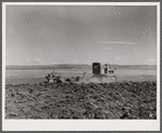 Plowing the prairie. Cascade County, Montana