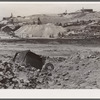 Copper mine and miner's homes. Meaderville, Montana