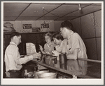 Dudes gambling at bar. Birney, Montana