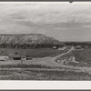 View of the town of Birney, Montana