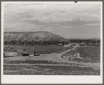 View of the town of Birney, Montana