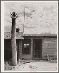 Entrance to mess hall. Quarter Circle 'U' Ranch, Montana