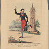 Lithograph of Johann Nepomuk performing in the 1833 stage production Robert der Teuxel, Theater an der Wien, as published in Wiener Theaterzeitung [plate no. 58], June 19, 1838