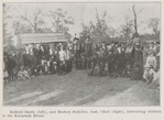 Redbird Smith (left) and Bluford Sixkiller, Asst. Chief (right) instructing children in the Ketoowah Ritual