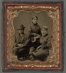 Portrait of Group, Including some Indigenous Americans