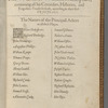 The Names of the Principall Actors