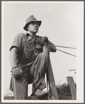 Hired hand. Kimberley Farm, Jasper County, Iowa