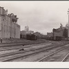 Railroad yards and flour mills. Minneapolis, Minnesota