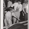 Hog auction. Central Iowa Fair, Marshalltown, Iowa